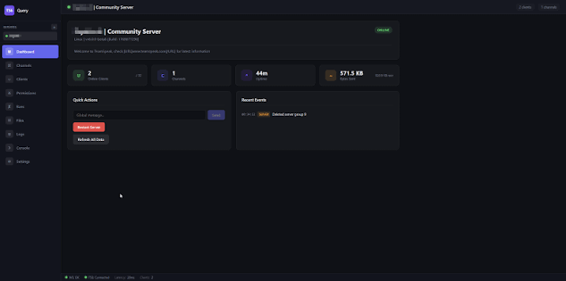 Teamspeak6 Server Manager