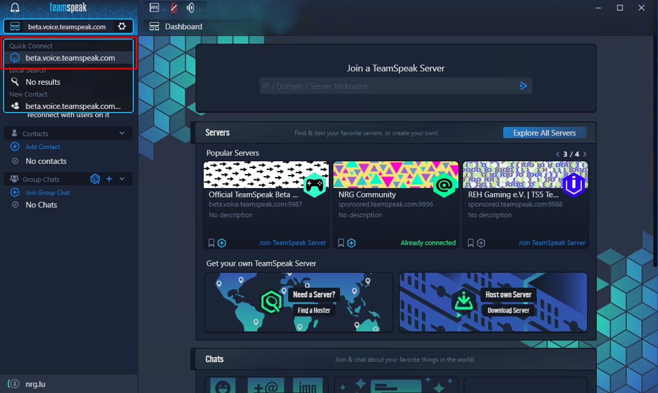 Teamspeak6 Server